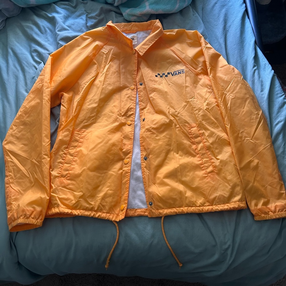 Yellow Vans Windbreaker